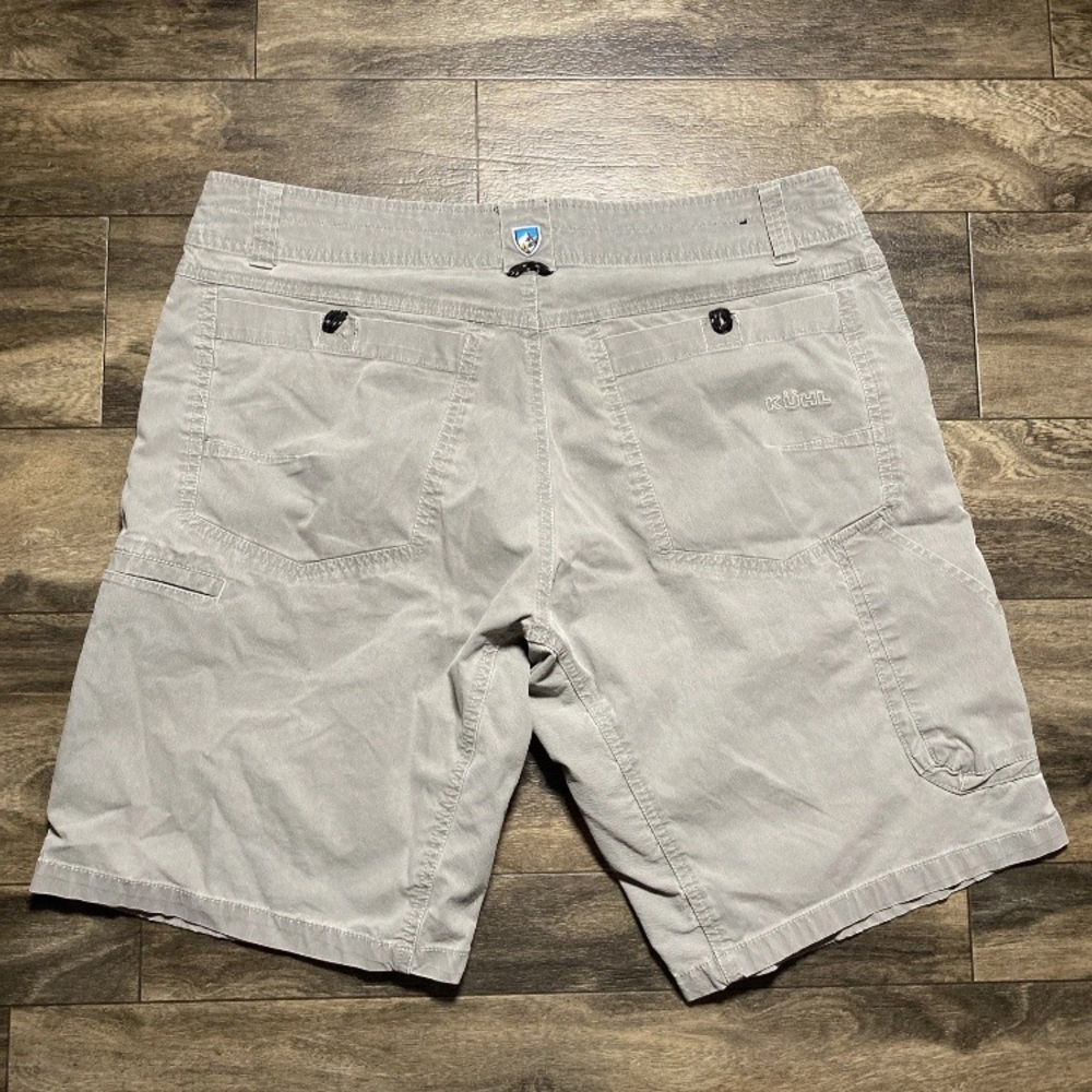 Kuhl Ramblr Cargo Shorts Mens 36 Zip Pockets Utility Hiking Vintage Patina Dye - Picture 2 of 16